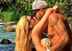 Ex-BBB Fernando anuncia que reatou com Aline com foto de beijo - Reprodução/Instagram/femedeirosoficial
