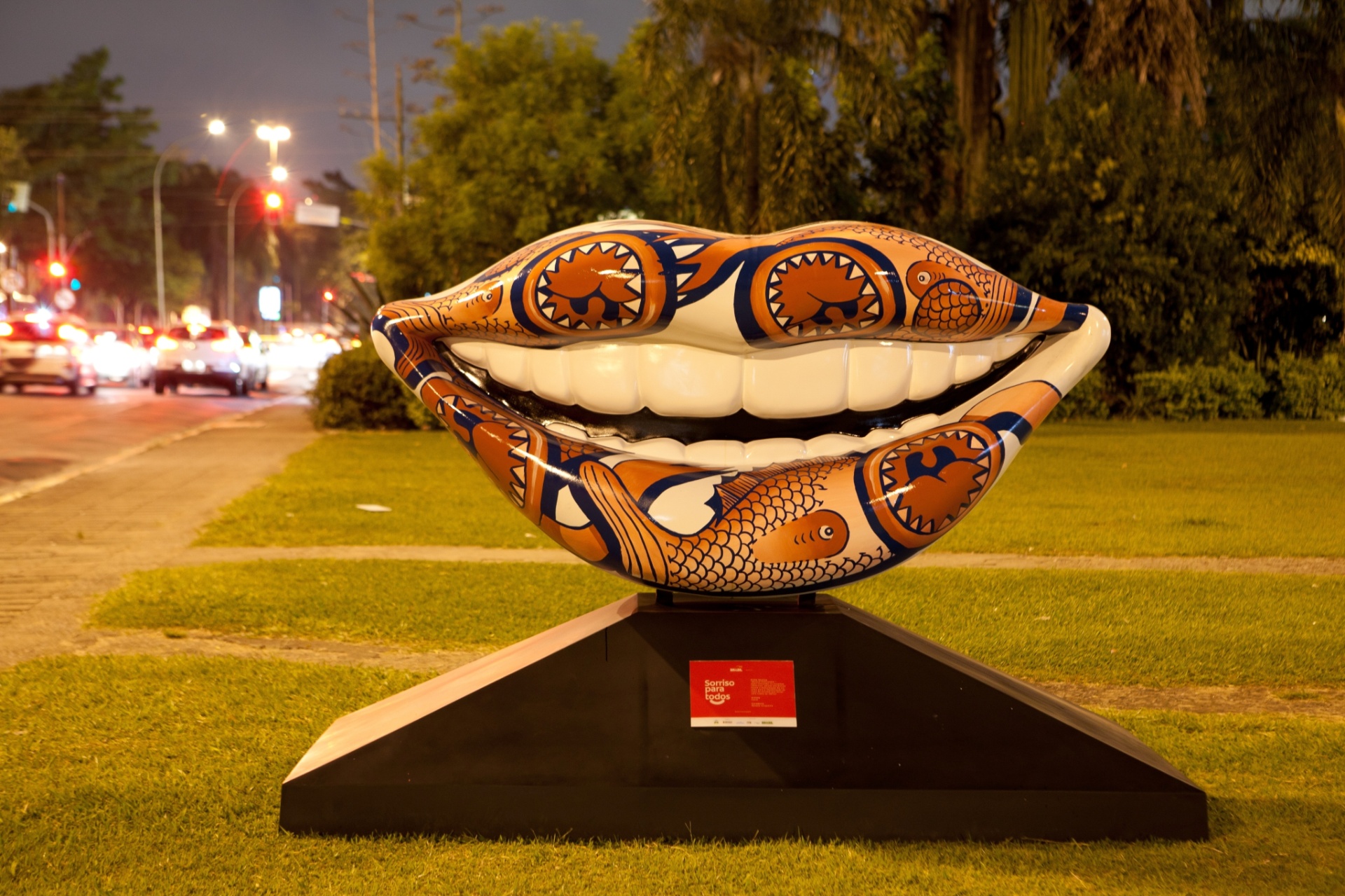 Obra da exposição "Sorriso para Todos" - Divulgação