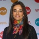 6.mai.2015 - A jornalista Carla Vilhena comparece ao evento em comemoração aos 5 anos do canal Viva!, no Teatro Alfa, em São Paulo - Manuela Scarpa/Photo Rio News