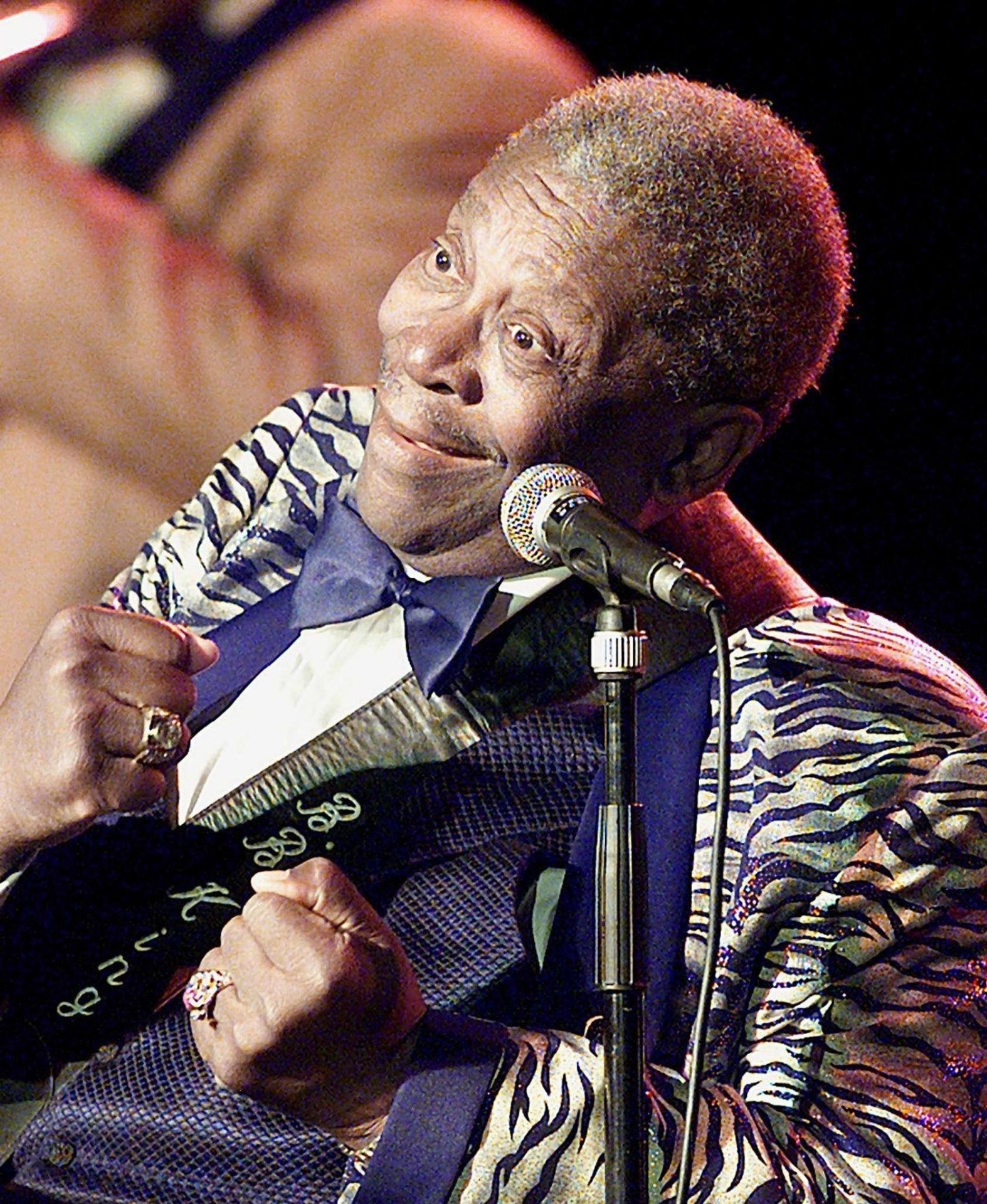 B.B. King em 30 de junho de 2000 em um show em Baden-Baden, na Alemanha - Uli Deck/AFP Photo