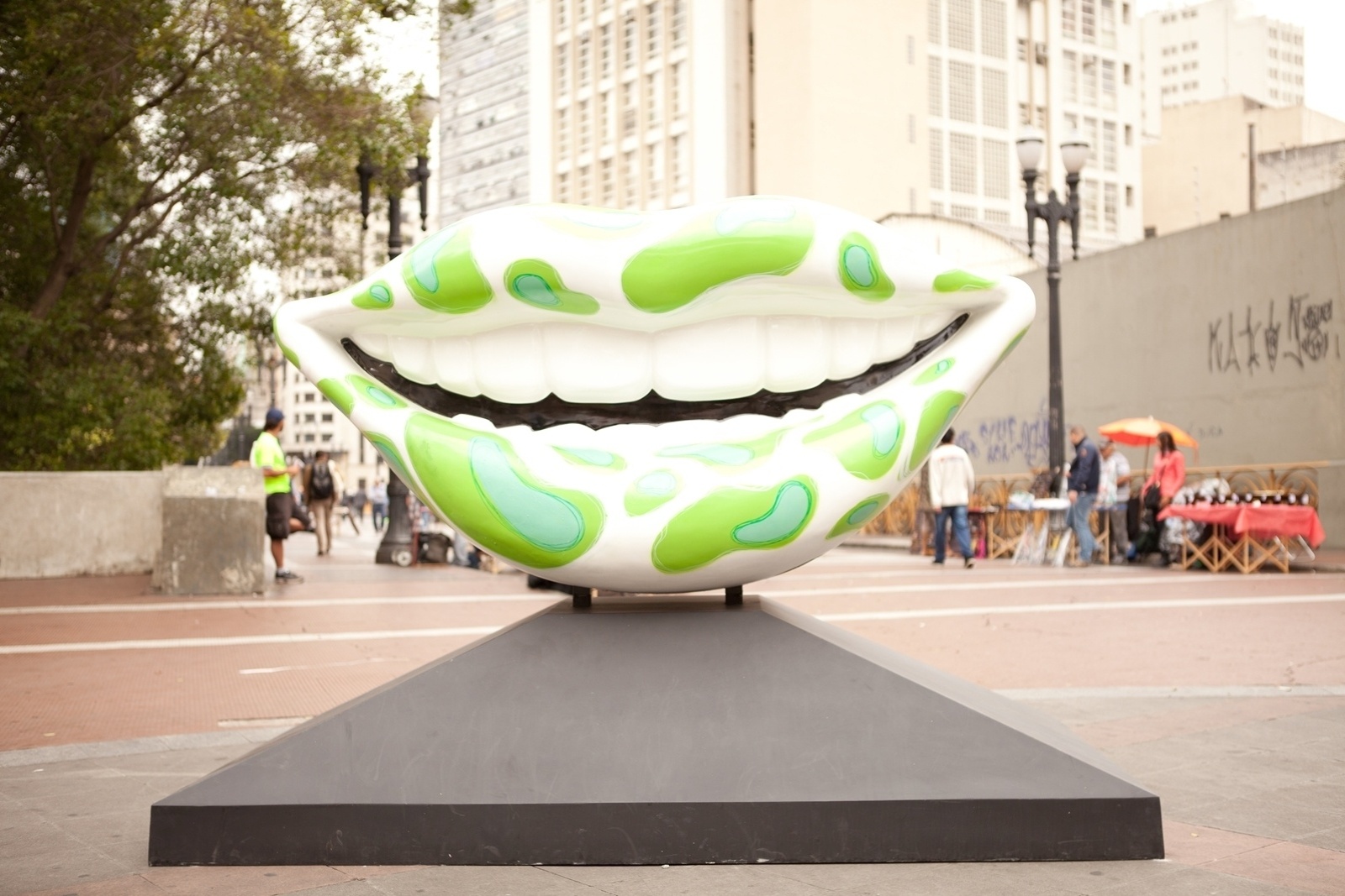 Obra da exposição "Sorriso para Todos" - Divulgação