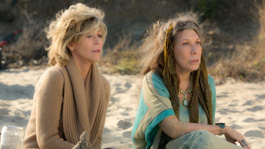 Jane Fonda e Lily Tomlin são as protagonistas de "Grace e Frankie" - Divulgação/Netflix