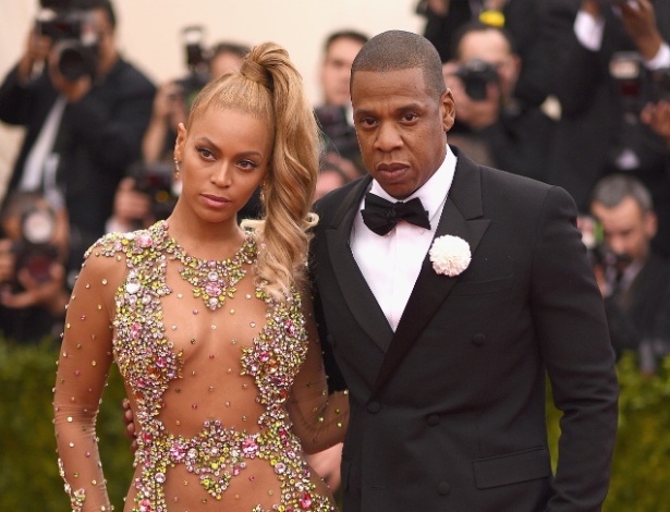 Beyoncé e Jay Z no MET 2015 - Getty Images