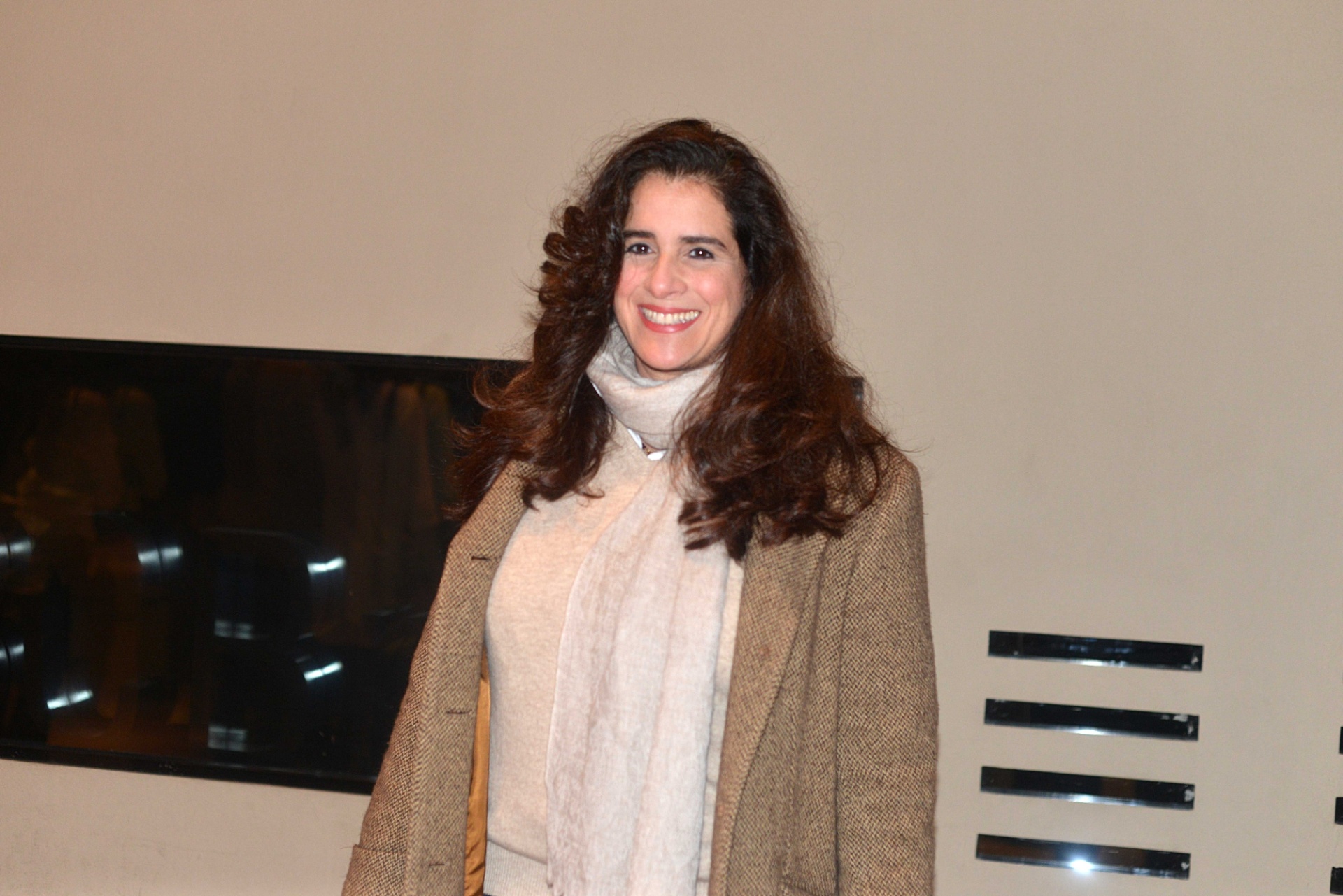 8.mai.2015 - Lúcia Veríssimo compareceu ao show de Gal Costa, na noite desta sexta-feira - Teca Lamboglia