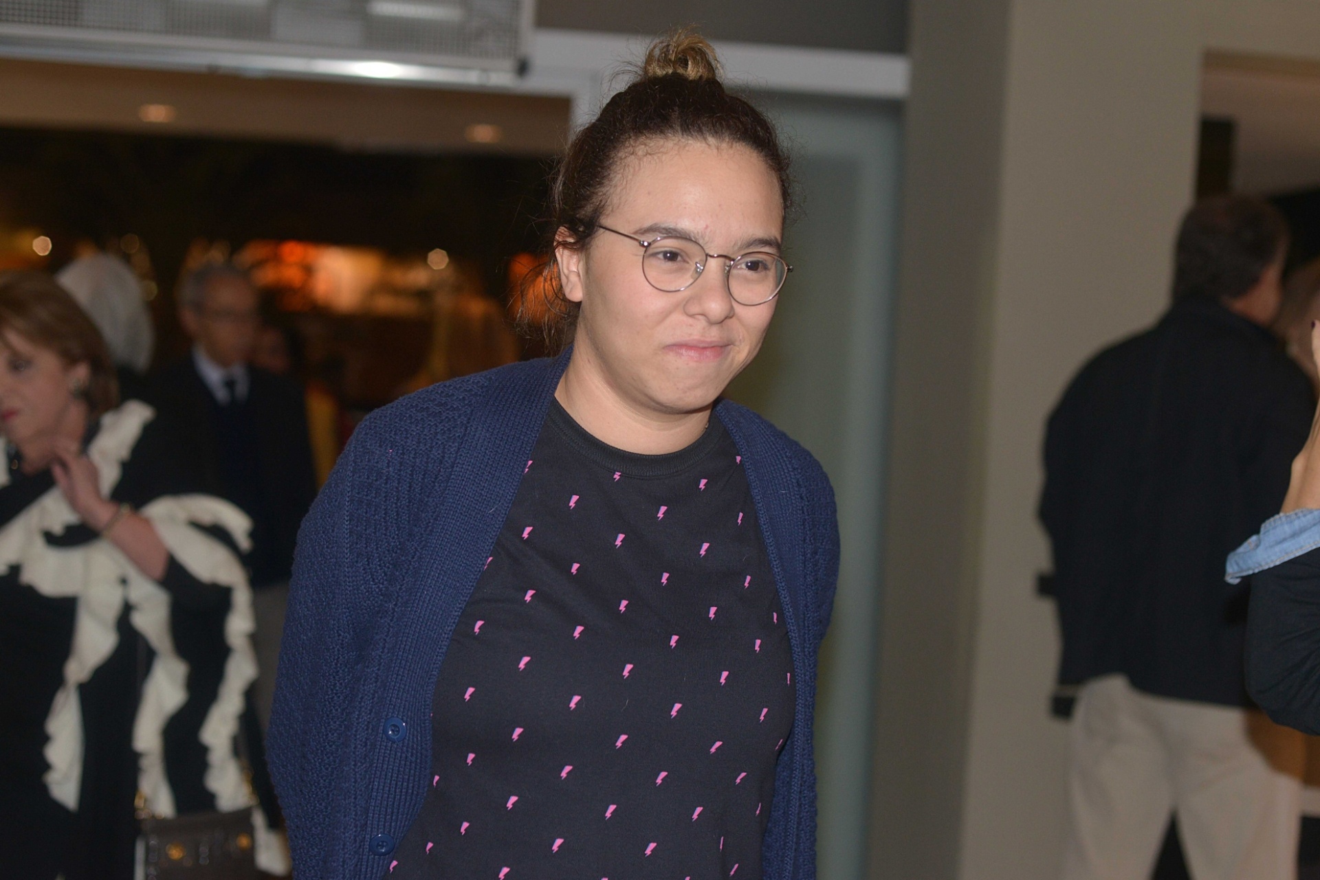 8.mai.2015 - Maria Gadú prestigia show de Gal Costa, em São Paulo - Teca Lamboglia