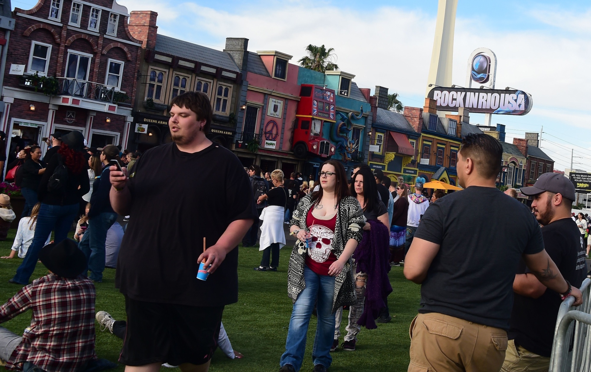 9.mai.2015 - Área do Rock Street do Rock in Rio Las Vegas que começou neste fim de semana e segue até o próximo - Frederic J. Brown/AFP