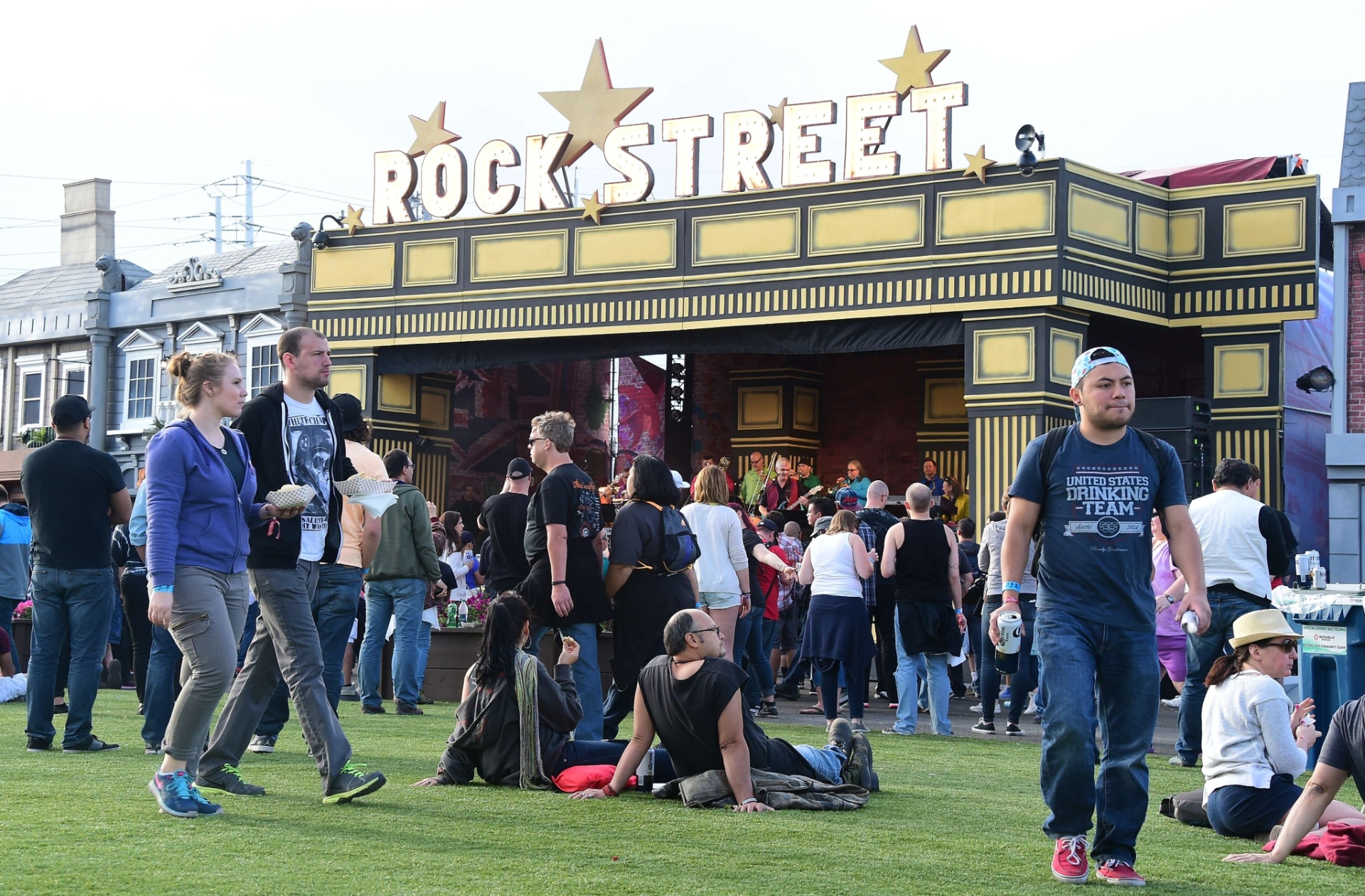 9.mai.2015 - Área do Rock Street do Rock in Rio Las Vegas que começou neste fim de semana e segue até o próximo - Frederic J. Brown/AFP