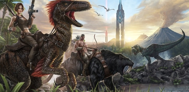 Dinossauros são apenas um dos perigos do mundo de "ARK: Survival Evolved" - Divulgação