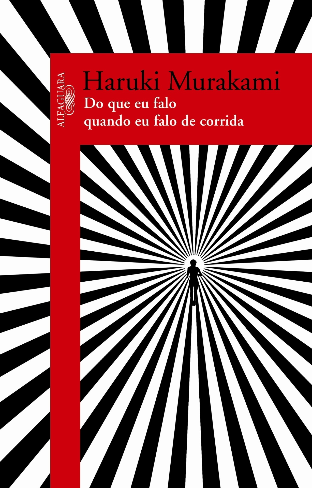 Capa do livro "Do que Eu Falo Quando Falo de Corrida", de Haruki Murakami, lançado no Brasil pela Alfaguara