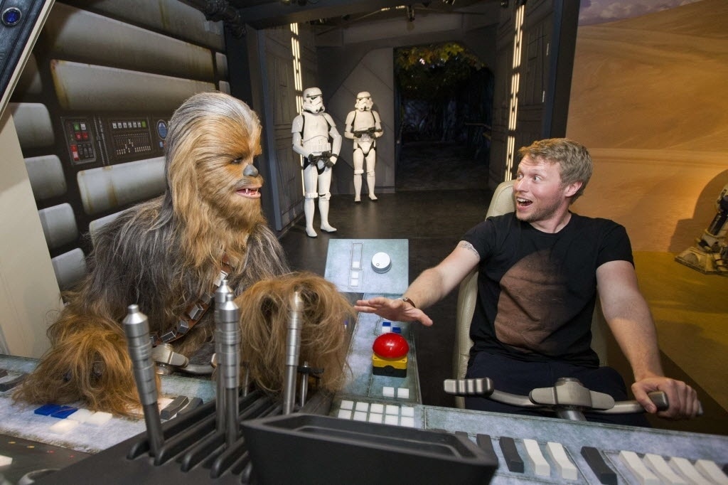12.mai.2015 - Exposição da série "Star Wars" no museu de cera Madame Tussauds, em Londres - Justin Tallis/AFP Photo