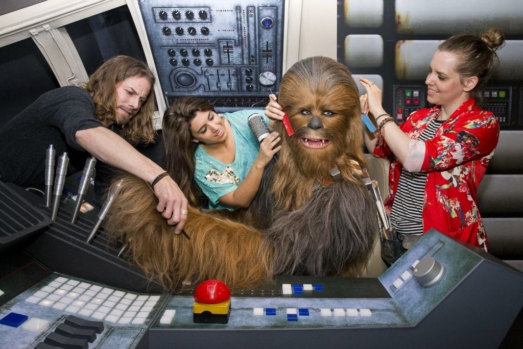 12.mai.2015 - Exposição da série "Star Wars" no museu de cera Madame Tussauds, em Londres - Justin Tallis/AFP Photo