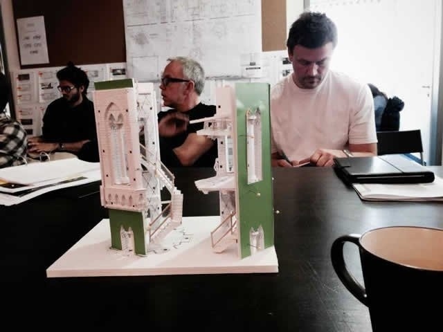 Foto dos bastidores de "Inferno", do diretor Ron Howard - Reprodução