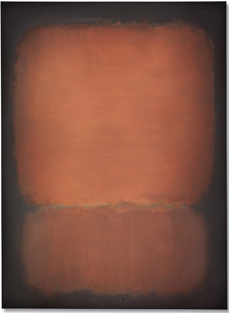 13.mai.2015 - A obra "No. 10", de Mark Rothko, foi vendida por US$ 81,9 milhões em leilão realizado pela Christie's - Reprodução/Christie's