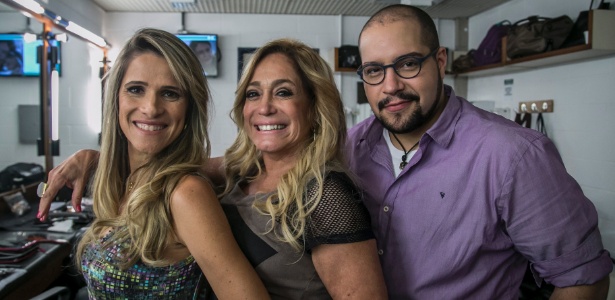 Marlene ( Ingrid Guimarães ), Susana Vieira e Fran (Tiago Abravanel) em "Chapa Quente"