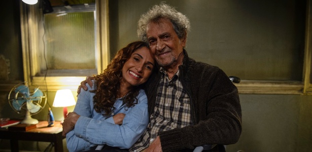 Camila Pitanga e Nelson Xavier gravam cenas de "Babilônia" - Alex Carvalho/Divulgação/TV Globo