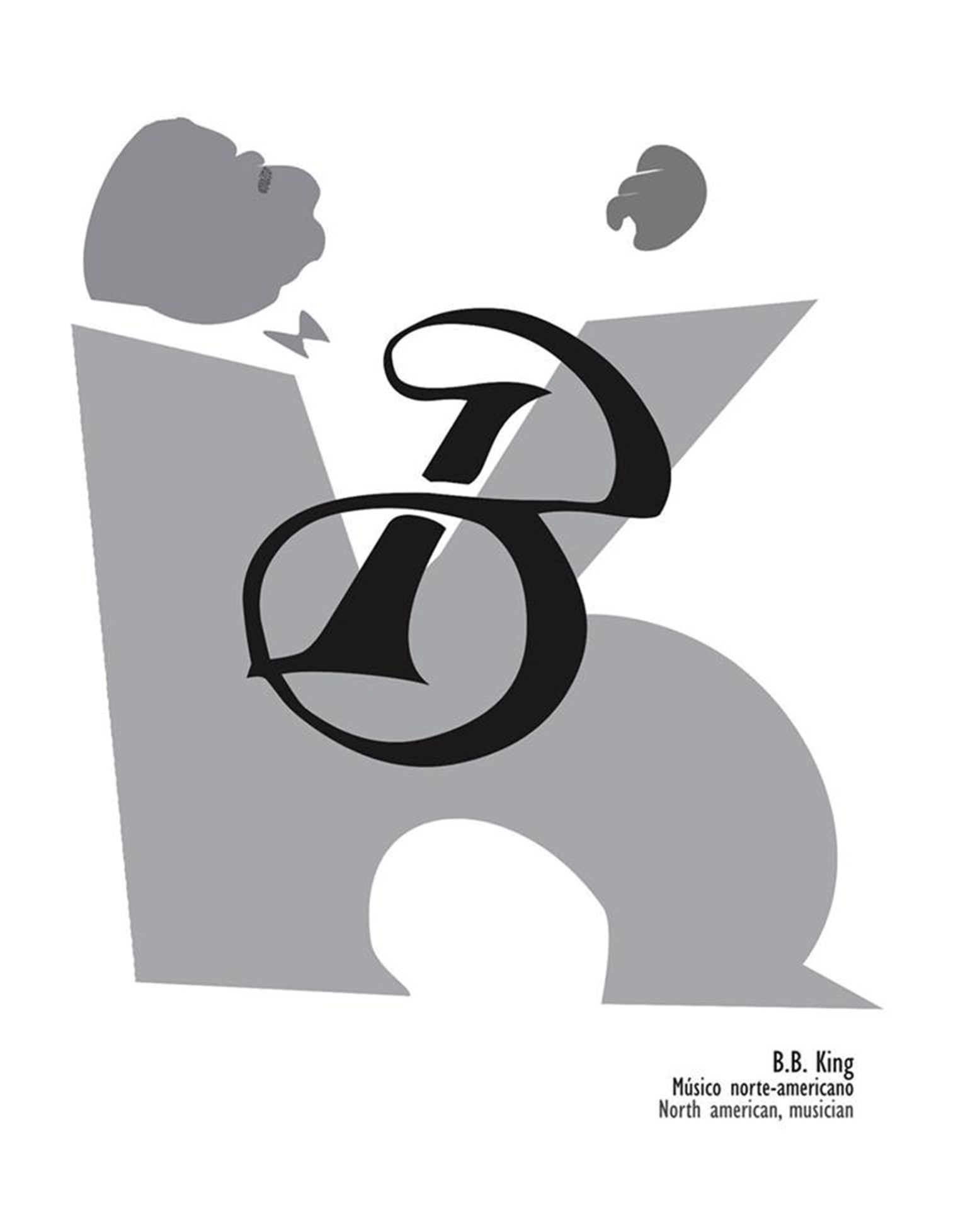 Homenagem ao músico B.B. King do cartunista Biratan Porto - Biratan Porto/UOL