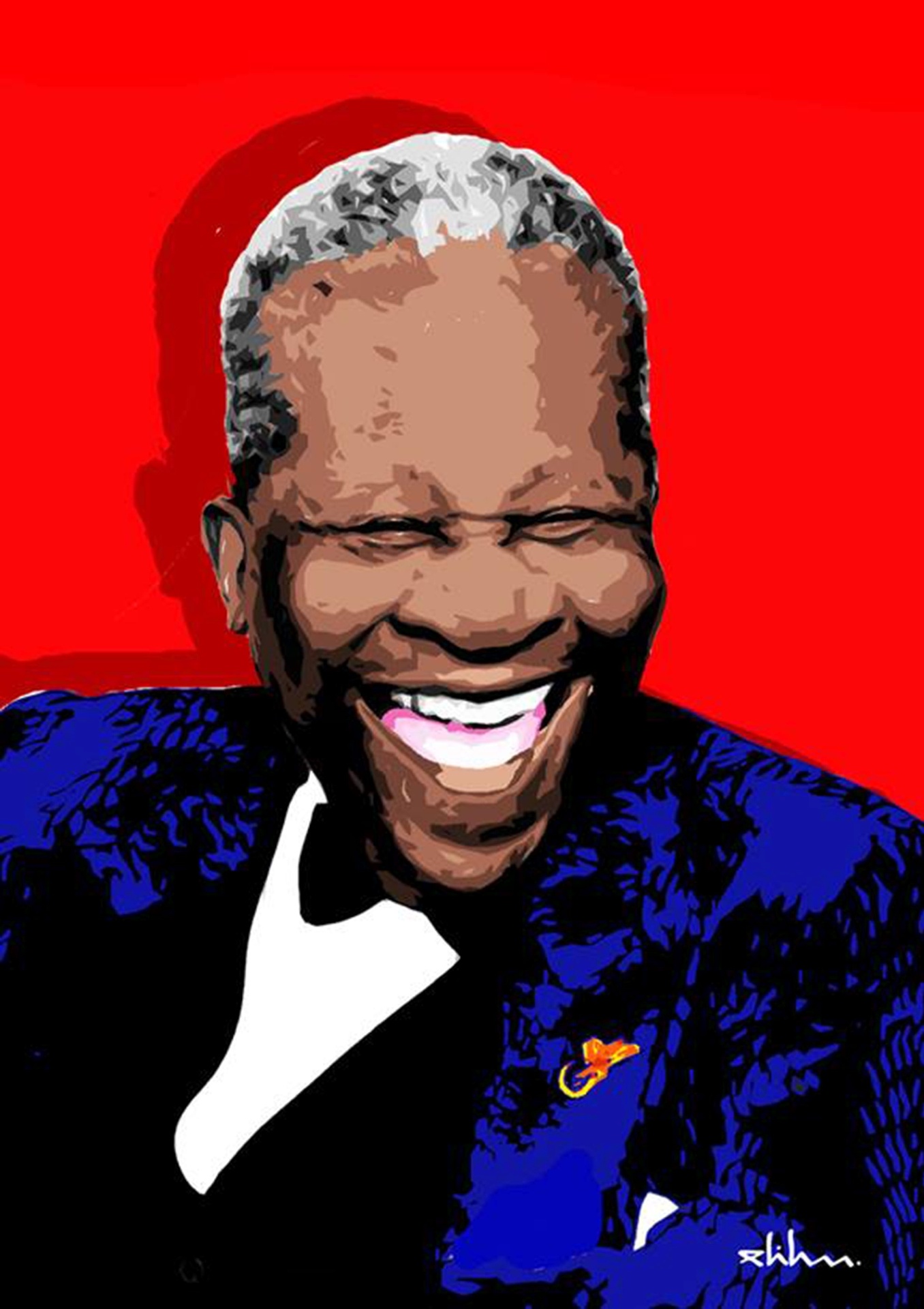 O cartunista Elihu presta homenagem ao músico B.B. King após sua morte - Elihu/UOL