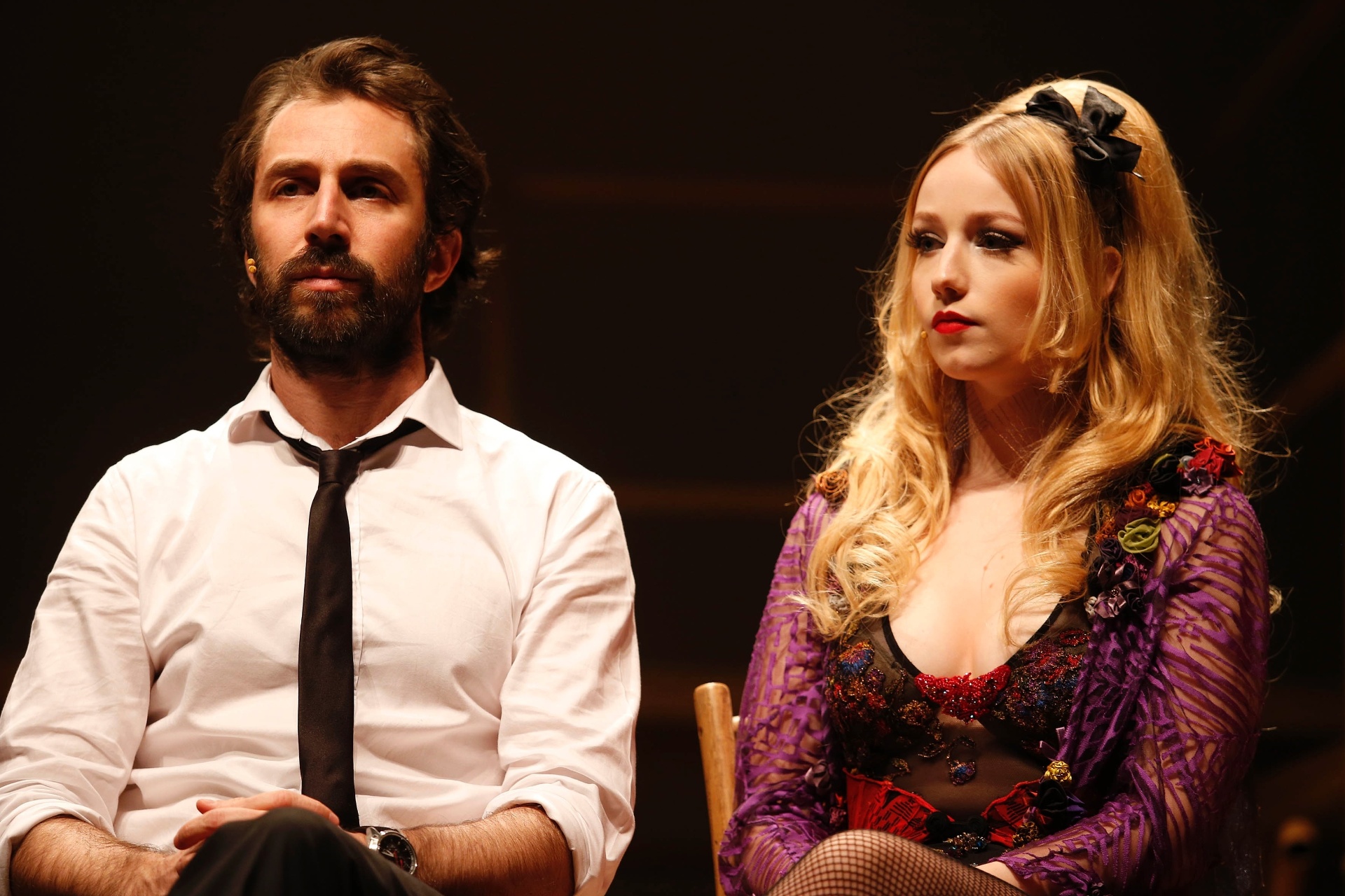 18.mai.2015 - Espetáculo "Nine - Um Musical Felliniano" conta com a participação de Beatriz Segall, Carol Castro, Leticia Birkheuer, Malu Rodrigues, Mayana Moura, Myra Ruiz, Nicola Lama e Totia Meireles, além dos diretores Charles Möeller e Claudio Botelho - Junior Lago/UOL