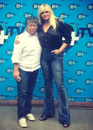 Diretora Marlene Mattos com a apresentadora Monique Evans - Reprodução/Instagram