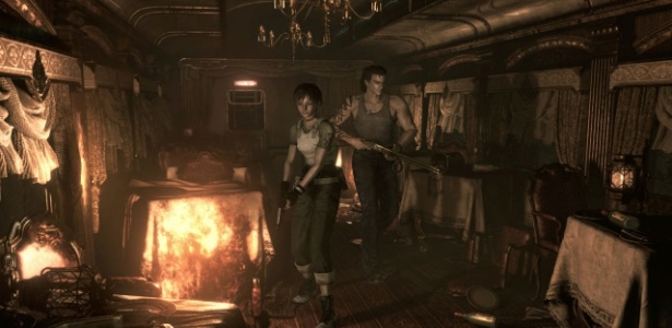 A aventura de "Resident Evil Zero" acontece durante o incidente em Raccoon City - Divulgação