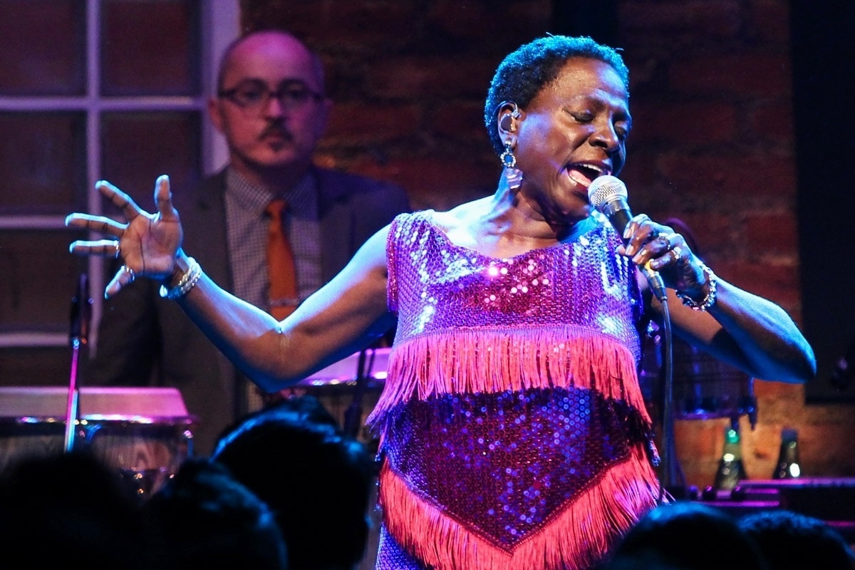 26.mai.2015 - Shows de Sharon Jones ao lado da banda Dap-Kings, em São Paulo - Manuela Scarpa/Photo Rio News