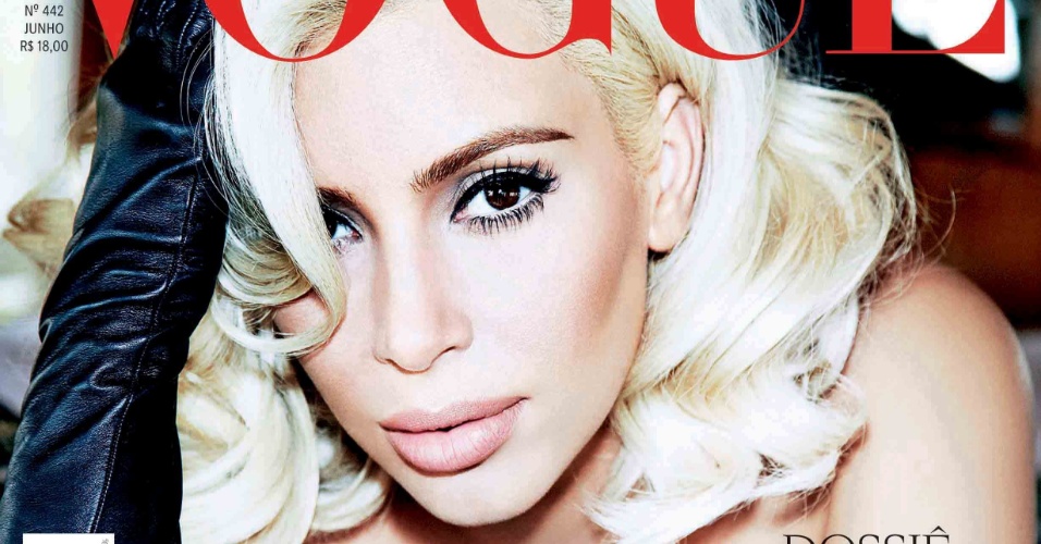 "Desafio qualquer mulher a fazer o que faço", diz Kim Kardashian à "Vogue"