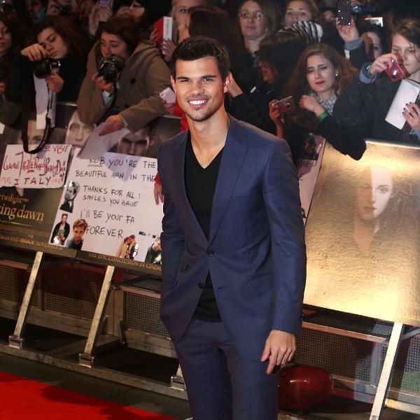 Taylor Lautner viveu o personagem Jacob na saga "Crepúsculo"