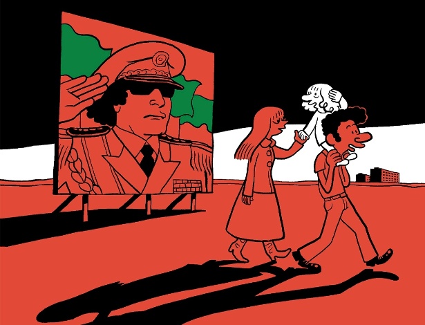 Ilustração da capa da HQ "O Árabe do Futuro", de Riad Sattouf - Reprodução