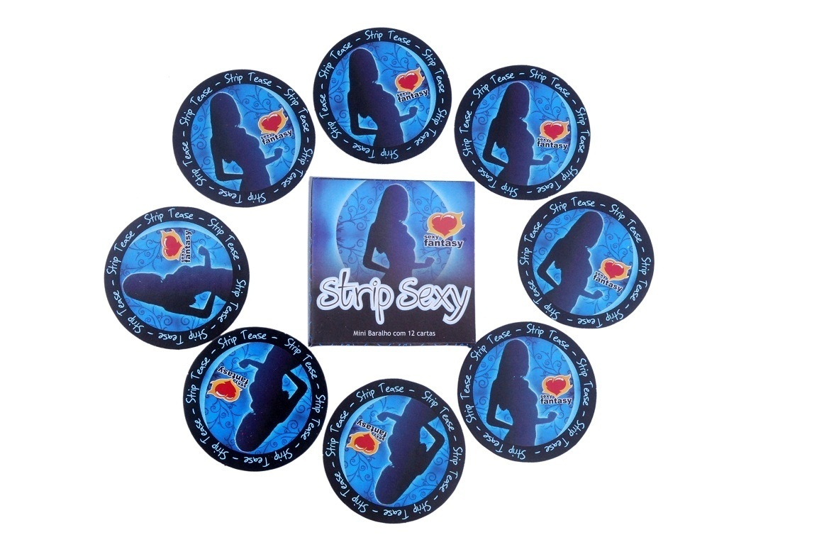 Minibaralho Strip Sexy, da Castelo dos Prazeres (www.sexshopcastelodosprazeres.com.br). Possui 12 cartas. R$ 10,79. Preço consultado em junho de 2015. Sujeito a alterações - Divulgação