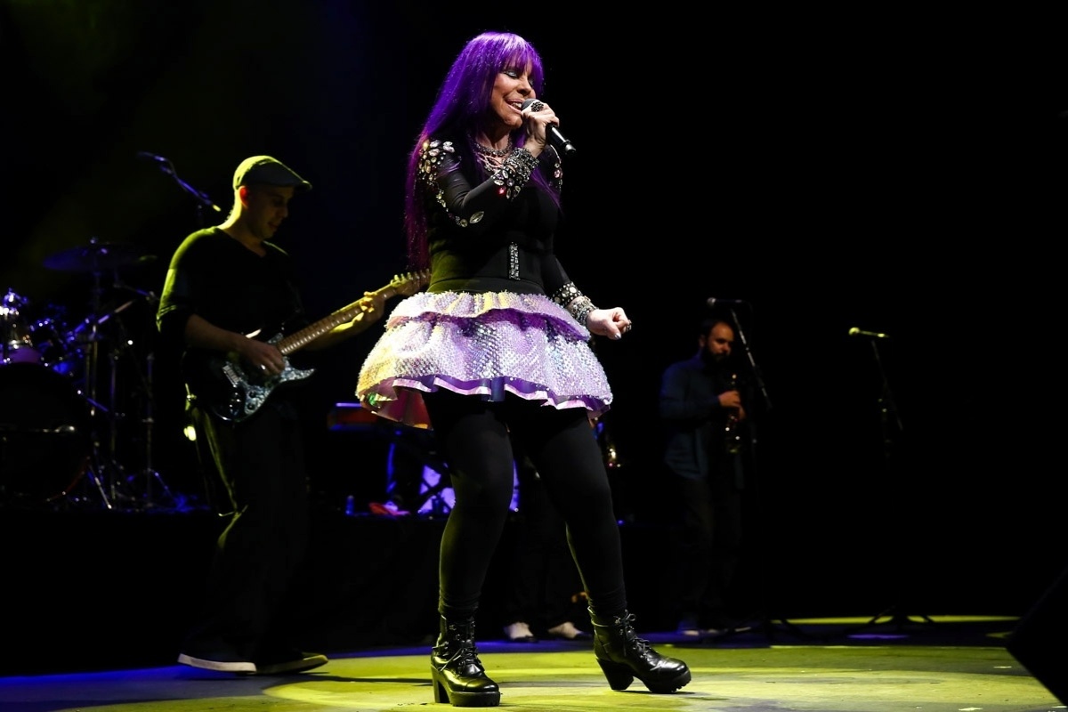 29.mai.2015 - Baby do Brasil lança seu primeiro DVD ao vivo com grande show no HSBC Brasil, na zona sul de São Paulo, na noite desta sexta-feira - Manurela Scarpa/Photo Rio News