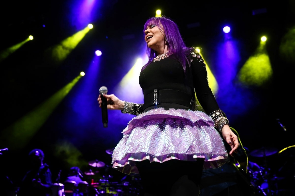 29.mai.2015 - Baby do Brasil lança seu primeiro DVD ao vivo com grande show no HSBC Brasil, na zona sul de São Paulo, na noite desta sexta-feira - Manurela Scarpa/Photo Rio News