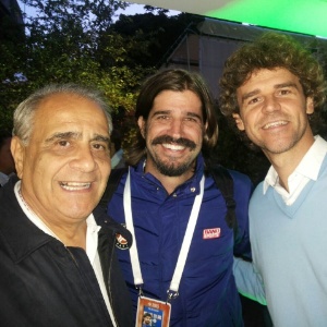 Em 2015, BandSports cobriu Roland Garros com Oliveira Andrada e Flávio Saretta - Divulgação