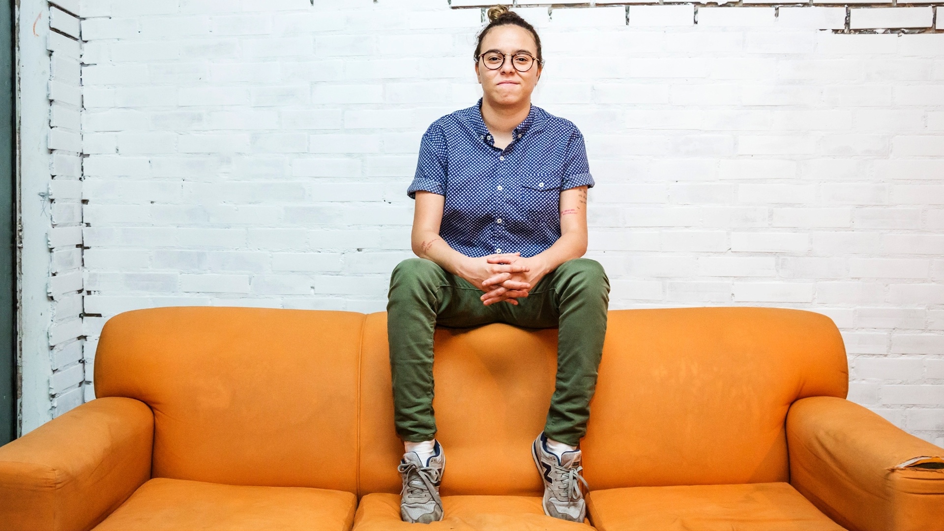 2.jun.2015 - Cantora Maria Gadu recebeu a reportagem do UOL em um estúdio em São Conrado, no Rio de Janeiro, para falar sobre seu novo álbum "Guelã" - Ivo Gonzalez/UOL