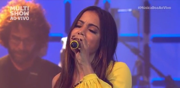 Funkeira Anitta canta versão da música "Daughters", de John Mayer, no Multishow - Reprodução