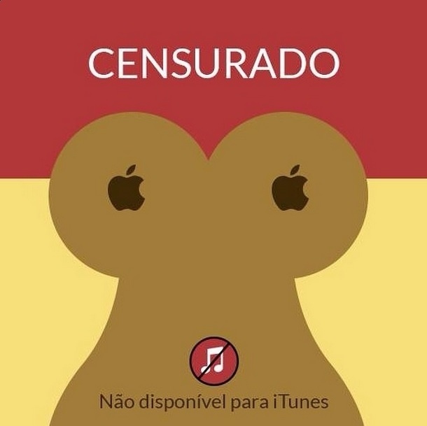 Imagem criada pelo ilustrador Paulo Oliveira, defendendo a capa do álbum Juçara Marçal - Reprodução/Intagram