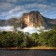 Salto Angel (Venezuela): Considerada patrimônio mundial pela Unesco, é a maior cachoeira do mundo, oficialmente com 979m de altura. A imponente queda d'água fica dentro do Parque Nacional de Canaima, a quase 800km da capital Caracas. É ela que aparece no Paraíso das Cachoeiras que o Sr. Carl apresentou ao mundo na animação "Up - Altas Aventuras" - Getty Images