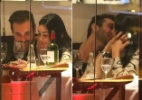 Ex-BBB Amanda Djehdian é fotografada aos beijos durante encontro romântico - Thiago Duran/AgNews