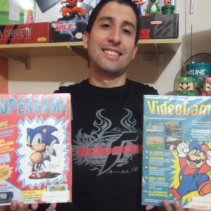 Rafael Marques tem mais de 1700 revistas de games, incluindo clássicas publicações nacionais como SuperGame e Videogame - Arquivo pessoal