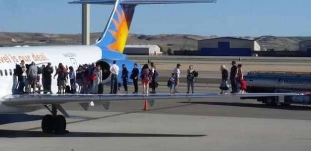 O incidente ocorreu no aeroporto de Boise, nos Estados Unidos - Divulgação/Boise Airport