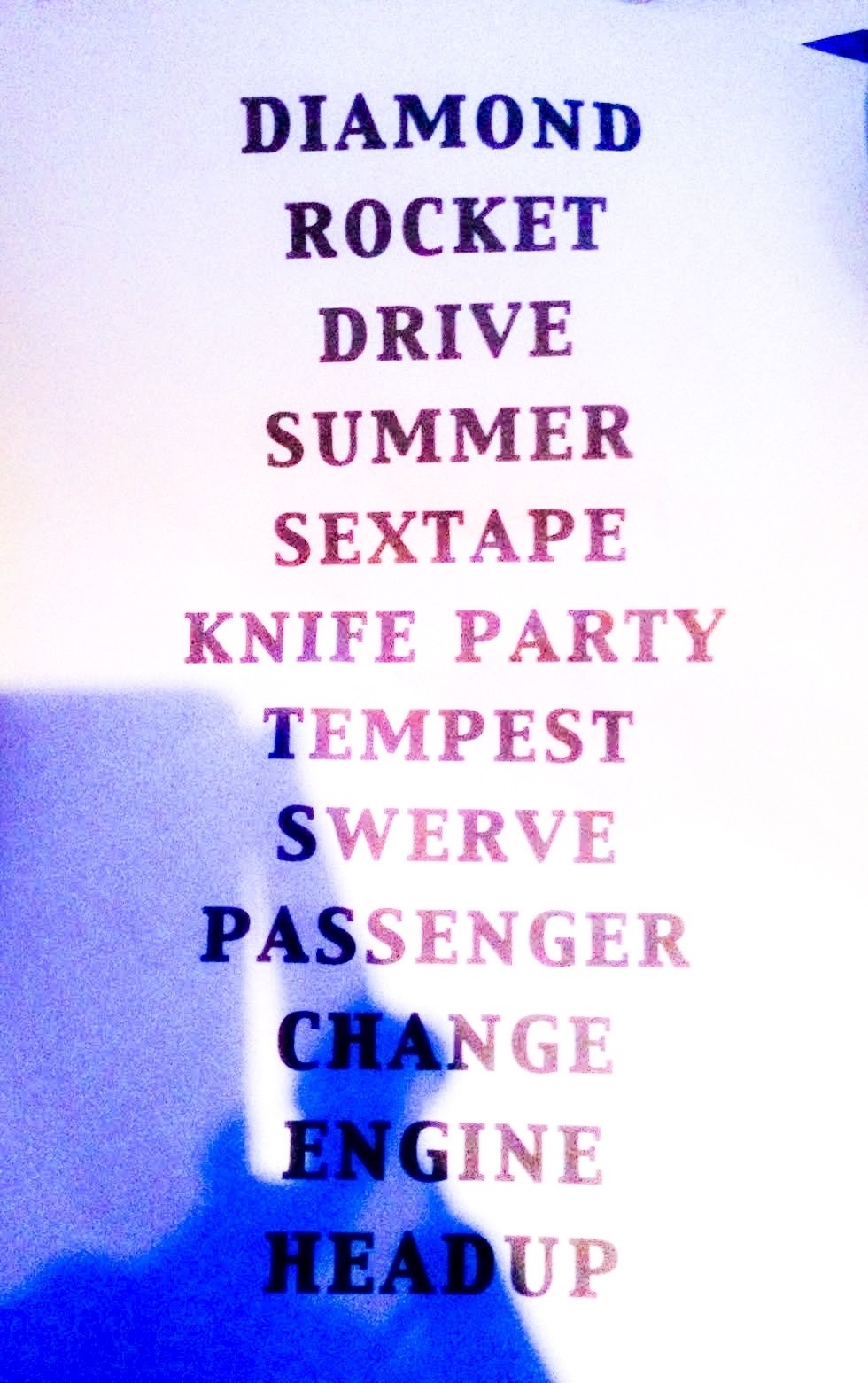 24.set.2015 - Setlist do show do Deftones no Palco Sunset do Rock in Rio 2015 - Reprodução/Twitter Multishow