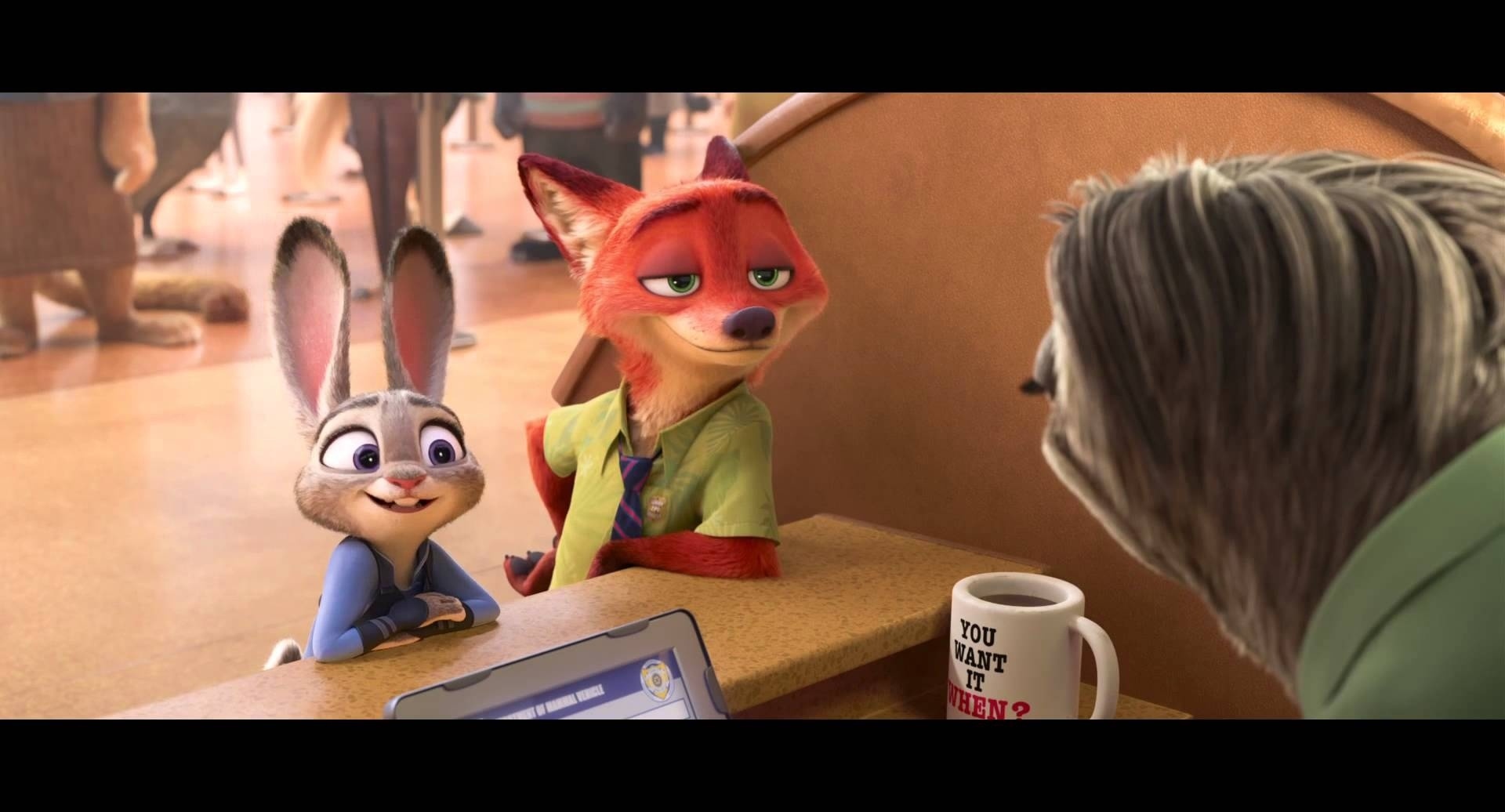 Cena da animação "Zootopia" que estreia em 2016 - Divulgação
