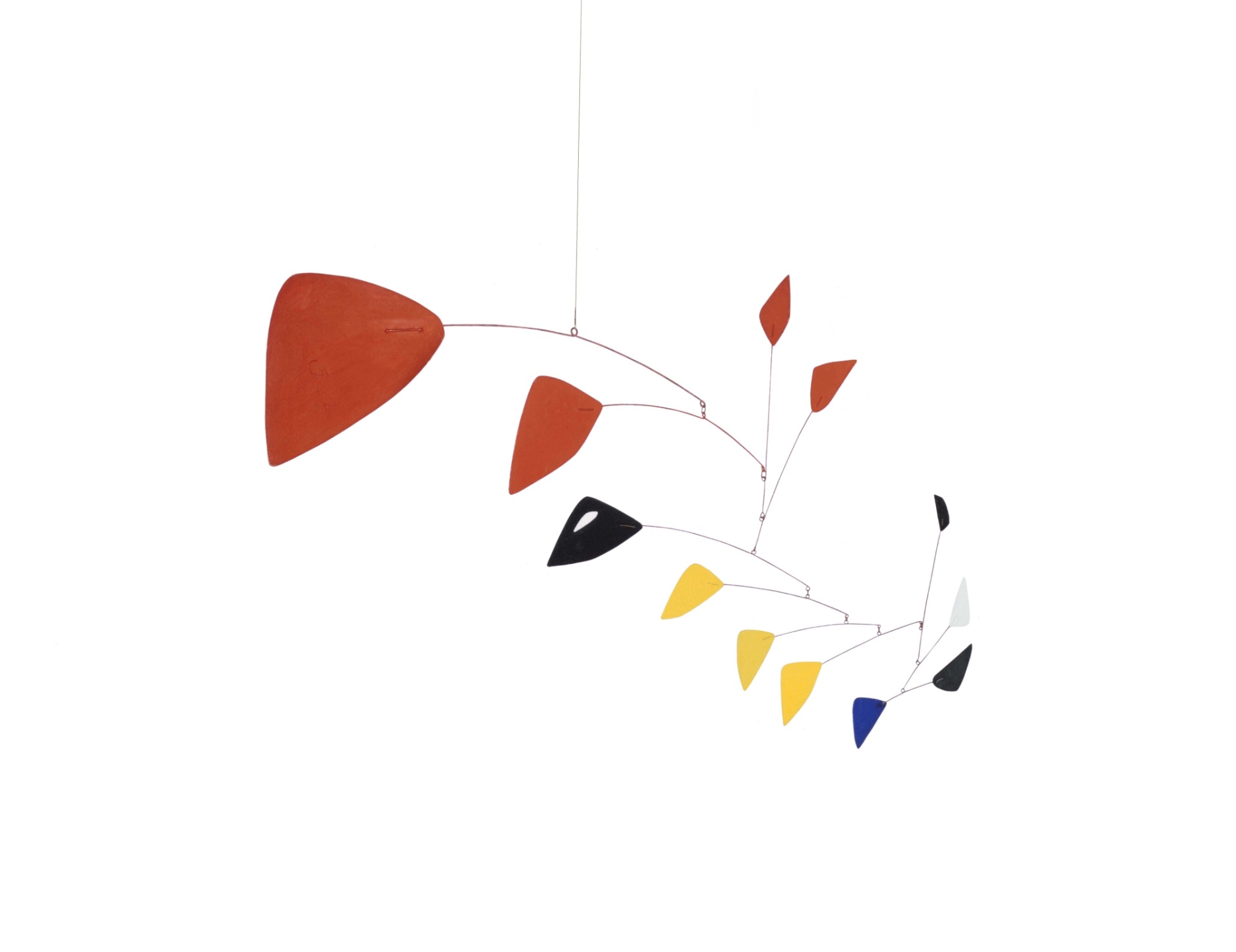Sem Título (1962), arame e chapa de metal pintado - Alexander Calder / Coleção RIM, cortesia: Calder Foundation, New York / Art Resource, New York © 2016 Calder Foundation, New York / AUTVIS, Brasil