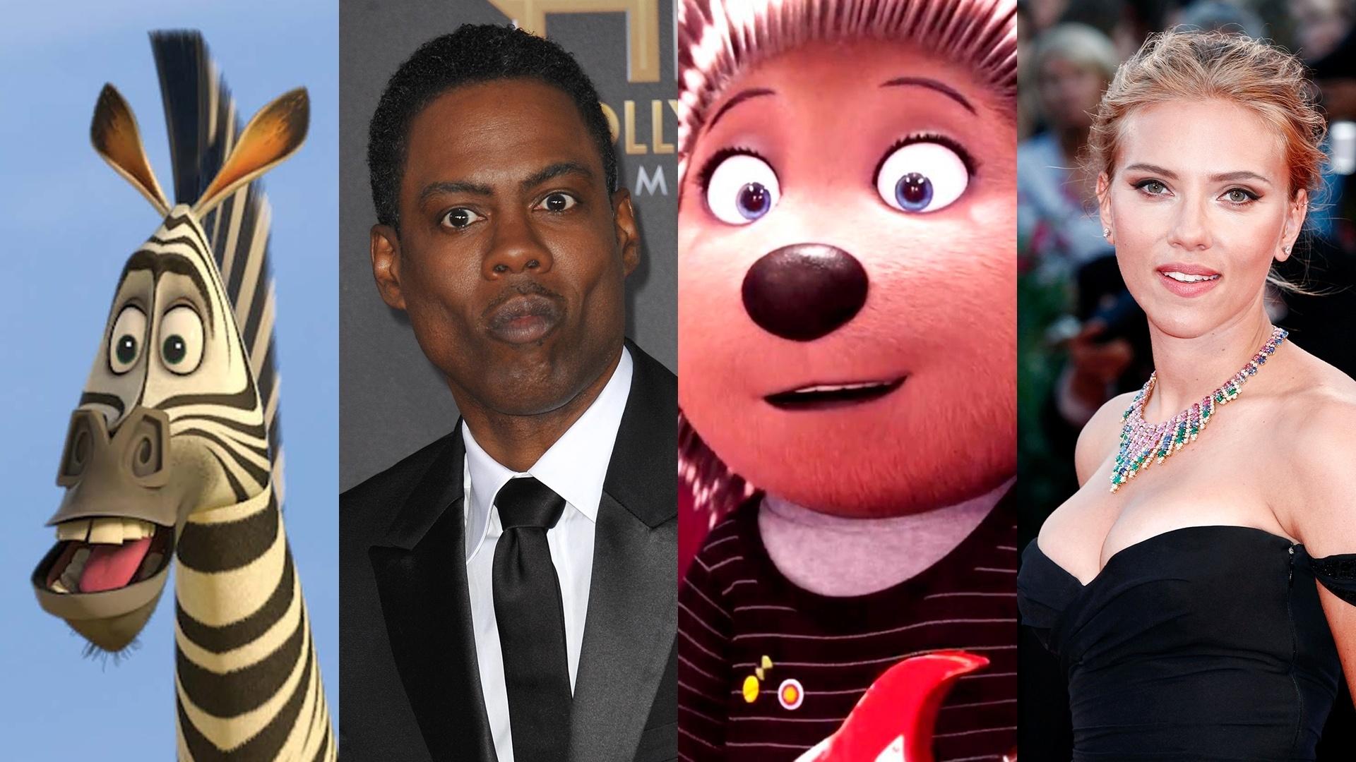 Cena do filme "Madagascar 2: A Grande Escapada" (2008), de Eric Darnell e Tom McGrath/shutterstock.com e Cena do filme "Sing - Quem Canta Seus Males Espanta" (2016), de Christophe Lourdelet  Garth Jennings/shutterstock.com - Montagem/Reprodução