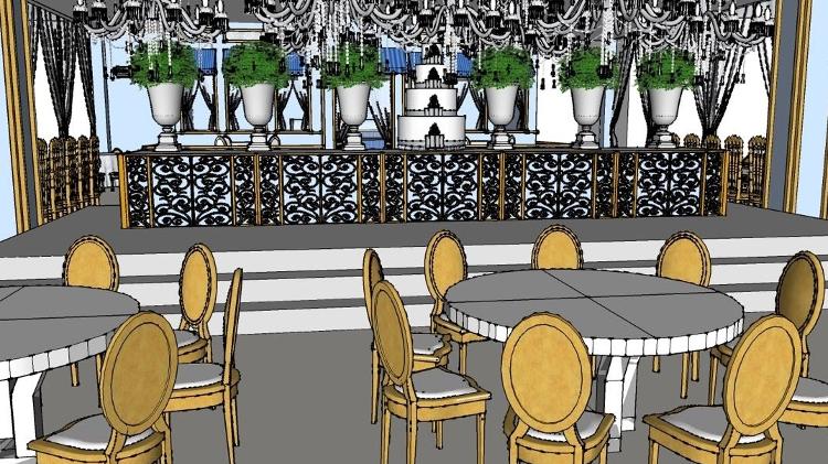 Projeto do aniversário de 1 ano de Rodriguinho, filho dos ex-BBBs Adriana e Rodrigão - Divulgação - Divulgação