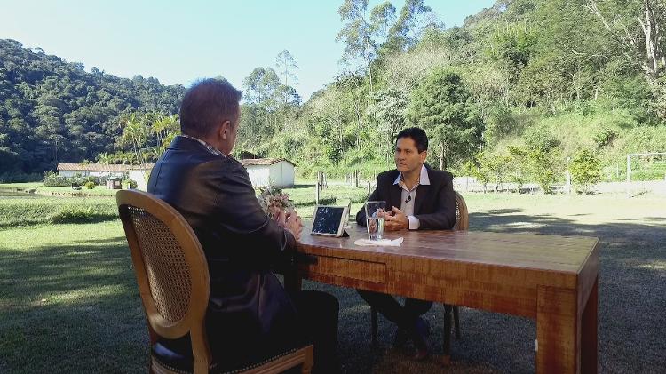 Gian abre o coração para Gugu Liberato; entrevista vai ao ar na quarta (26) na Record TV - Divulgação/Record TV - Divulgação/Record TV