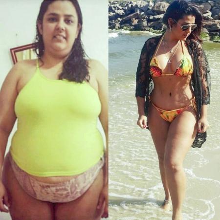 Katiuscia Rolim emagreceu 44 kg em 15 meses  - Reprodução do Instagram