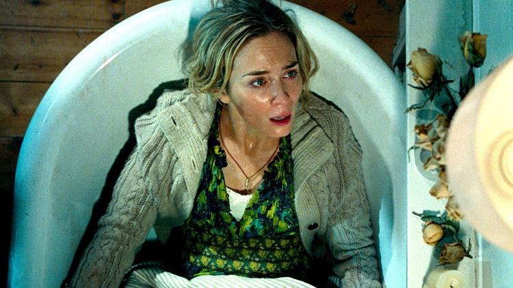 Emily Blunt em cena do filme "Um Lugar Silencioso" - Reprodução - Reprodução