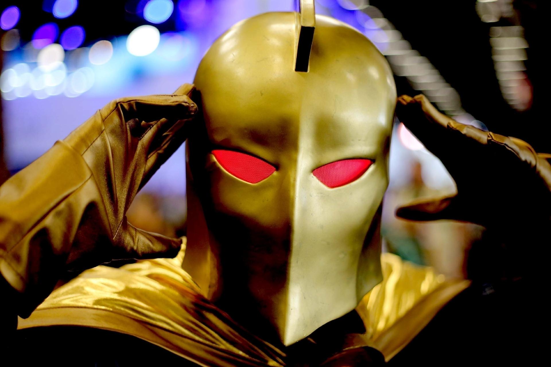 Cosplayer de Senhor Destino, personagem da DC, na CCXP 2018 - Roberto Vazquez/Futura Press/Estadão Conteúdo