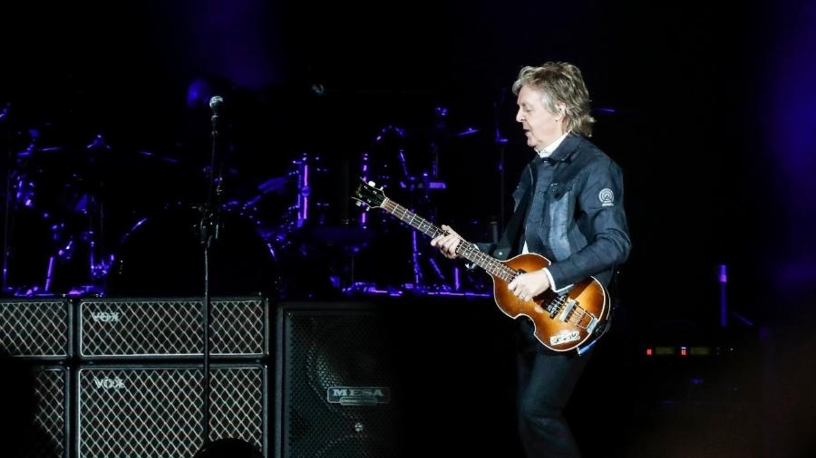 Paul McCartney faz show no Allianz Parque, em São Paulo, em 2019 - Lucas Lima / UOL