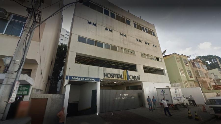 Homem foi internado no Hospital Icaraí, em Niterói, na manhã de hoje - Reprodução/Google Maps